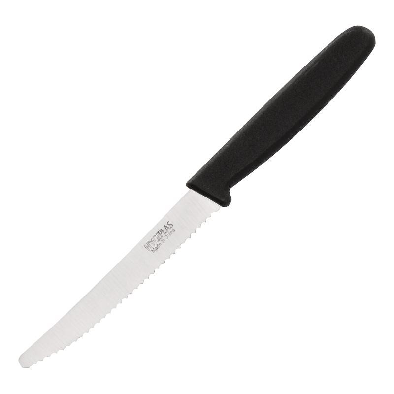 Hygiplas schwarz Tomatenmesser 10cm 